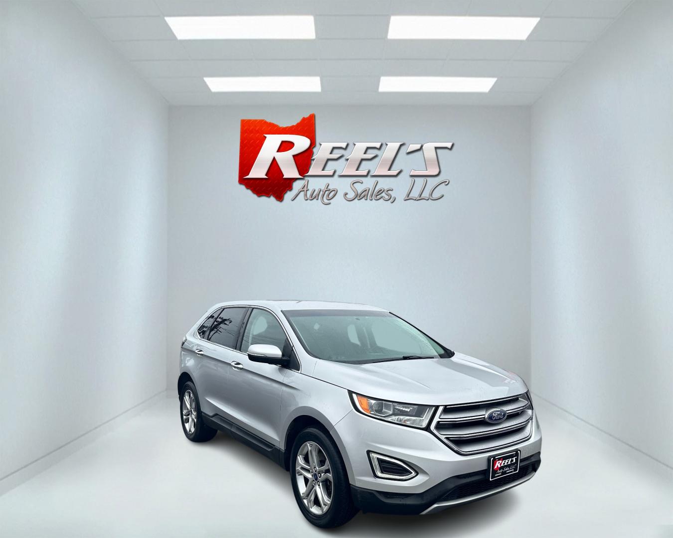 2017 Silver /Black Ford Edge Titanium (2FMPK4K92HB) with an 2.0L I4 DOHC 16V Turbo engine, 6-Speed Automatic transmission, located at 547 E. Main St., Orwell, OH, 44076, (440) 437-5893, 41.535435, -80.847855 - Photo#2